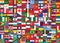 World flags background