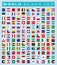 World Flags icon, vector illustration.