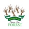 World forestry day stock background. save the forest, dead tree.