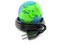World globe with electric plug