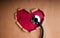 World Health Day. International World Heart Day Concept. Craft Paper as Heart Shape with Beat Rate and Stethoscope inside