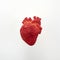 World heart day background in realistic style on white background. Heart concept.
