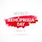 World Hemophilia Day. 17 April