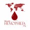 World Hemophilia Day. Commemorated annually on April 17th