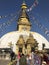 World heritage site swoyambhunath top of the hill