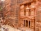 world heritage - the Treasury in Petra, Jordan.