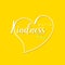 world kindness day, november 13, with simple typography, greeting card post