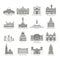 World Landmark Icon Set