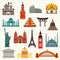 World Landmarks icons