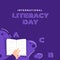 World Literacy Day Vector Design Illustration For Celebrate Moment