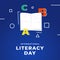 World Literacy Day Vector Design Illustration For Celebrate Moment