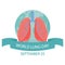 World lung day, international support, awareness