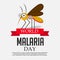 World Malaria Day.