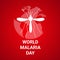 World malaria day background