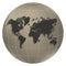 World map globe light globus brown