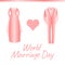 World Marriage Day Vector Illustration