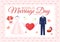 World Marriage Day Vector Illustration on February 12 with Ring of Love Symbol to Emphasize the Beauty and Loyalty of a Partner