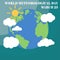 World Meteorological Day Vector Illustration, Simple design, suitable for any Poster, Background. eps 10