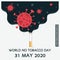 World no tobacco day.