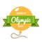 World Olympic Day greeting emblem