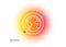 World planet line icon. Web internet sign. Gradient blur button. Vector