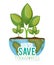 world with plant lets save the world
