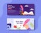 World Poetry Day Horizontal Banner with Paper and Quill Flat Cartoon Hand Drawn Templates Illustration