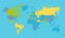 World Political Map Vector Illustration