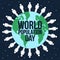 World population day graphic design