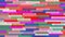 World Post Day. background. seamless pattern. loop mosaic animation. banner or backdrop with multicolored, flashing text