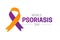 World Psoriasis Day Isolated Logo Icon