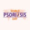 World psoriasis day poster
