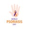 World psoriasis day poster