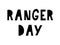 World Ranger Day . Text letter design suitable for greeting card poster and banner