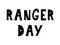 World Ranger Day . Text letter design suitable for greeting card poster and banner