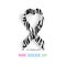 World Rare Disease Day poster with ribbon