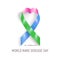 World Rare Disease Day poster with ribbon