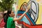 World record peace mural painting in Manila, Philippines