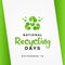 World Recycling Day Vector Design Illustration For Banner and Background