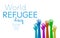 World refugee day on june 20th
