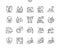 World Refugee Day Well-crafted Pixel Perfect Vector Thin Line Icons 30 2x Grid for Web Graphics and Apps