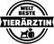 World`s best female Veterinarian. German button.