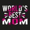 World’s best Mom - Mom t-shirt design.