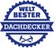 World`s best roofer button - german