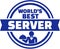 World\'s best server button