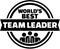 World`s best Team Leader button