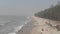 World\'s longest sea beach in Cox\'s Bazar, Bangladesh. (Birds Eye Drone Shot)