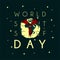 World Scout Scarf Day Vector Design