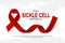 World Sickle Cell Awareness Day background