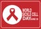 World Sickle Cell Awareness Day Vector illustration